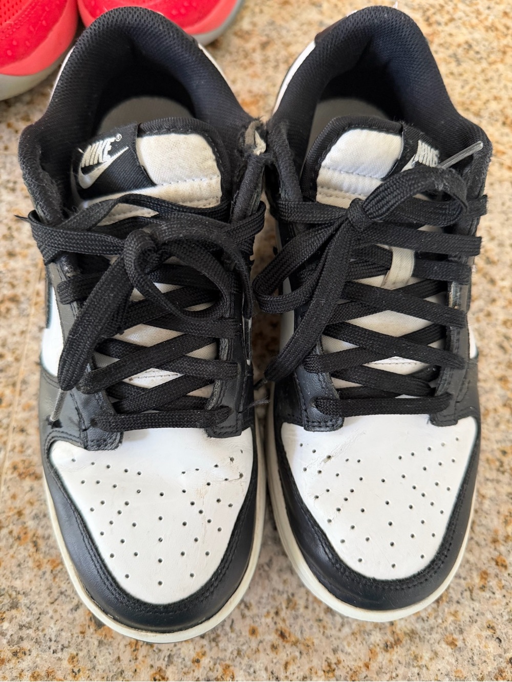 Nike Black and White Pandas size 8